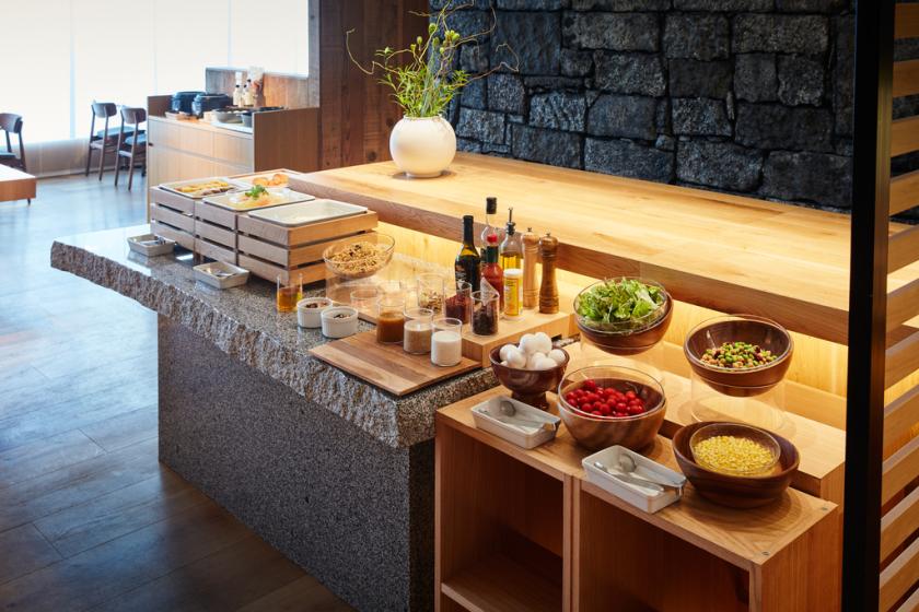 【朝食付】MUJI商品×和洋料理を楽しむ(約40種類)