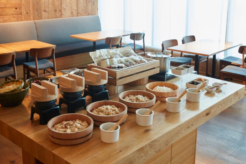 【朝食付】MUJI商品×和洋料理を楽しむ(約40種類)